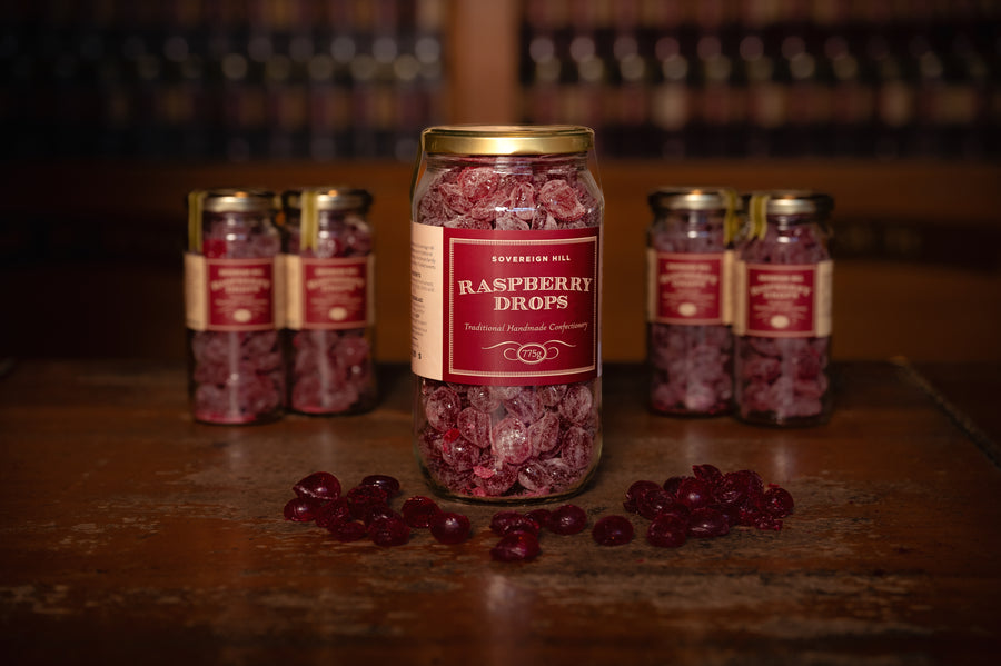 Raspberry Drops Range – The Online Shop at Sovereign Hill