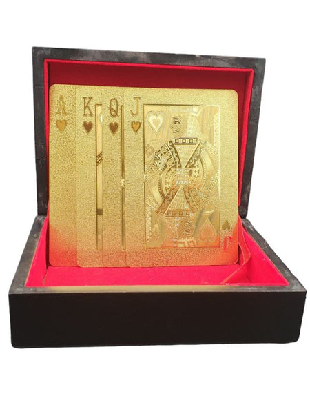 Gold Playing Cards Boxed