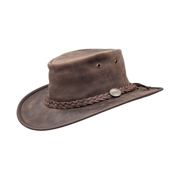 Foldaway Bronco Hat - Brown