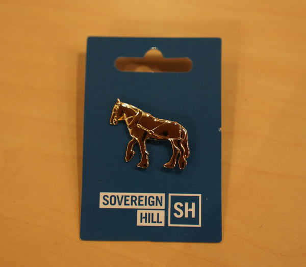 Clydesdale Horse Pin