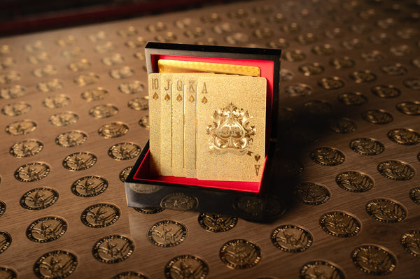 Gold Playing Cards Boxed