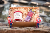 Raspberry Drops and Red Candle Hamper
