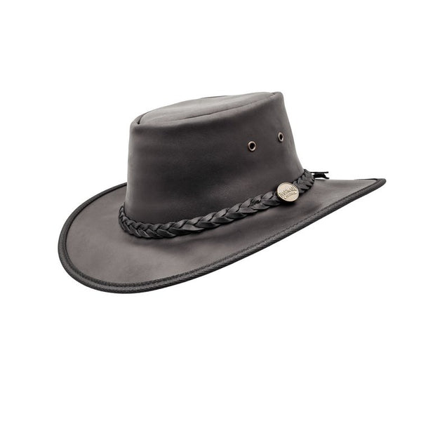 Squashy Full Grain Leather Hat