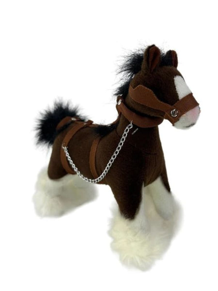 Clydesdale Plush Toy 7 Inch