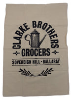 Clarke Brothers Grocers Tea Towel