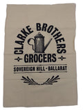 Clarke Brothers Grocers Tea Towel