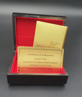 Gold Playing Cards Boxed
